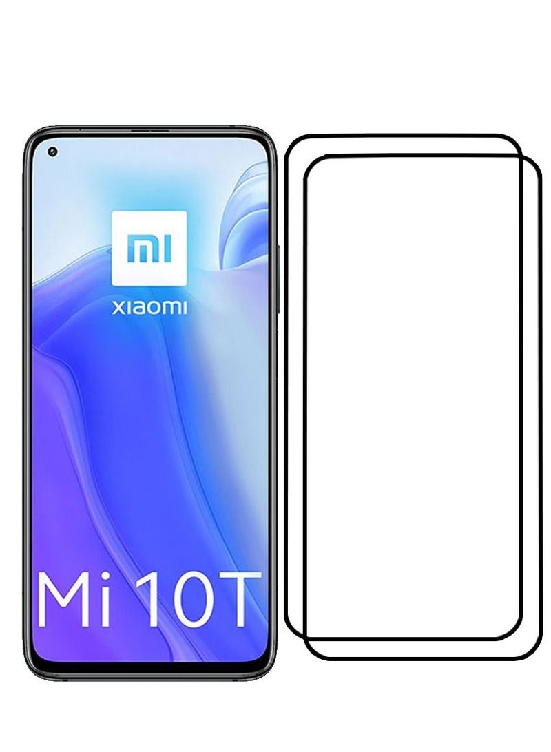 CATANES 2 Pack For Xiaomi Mi 10T 5G Screen Protector Tempered Glass Full Glue Back - Image 2