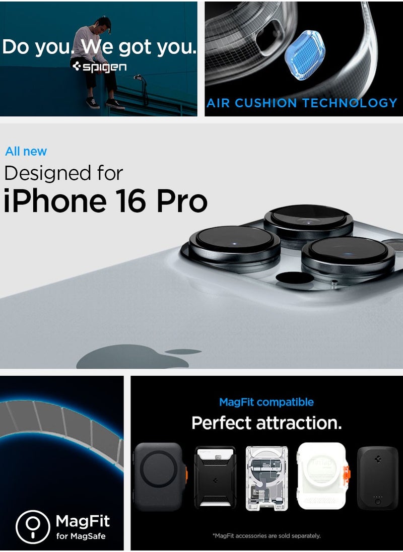 Spigen - Ultra Hybrid T MagFit for iPhone 16 PRO Case Cover [Camera Control Button Cover] with MagSafe (2024) - Frost Black - Image 1