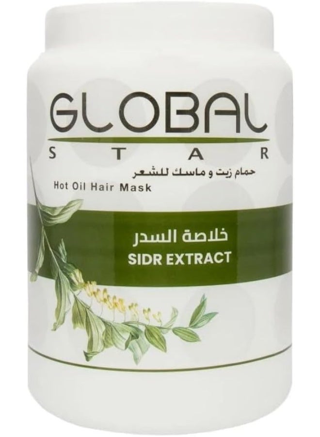 globalstar Global Star Mask and Sidr Hair Oil Bath - 1.5 L - Image 1