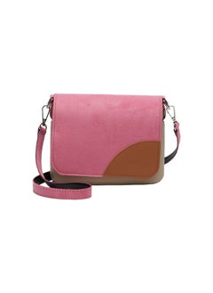 O bag O pocket Cross Body Bag with Flap & Eco Leather Adjustable Shoulder Strap in Sangria Sand  - Image 3