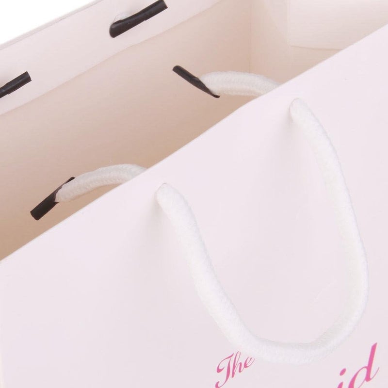 klarako Pack of 4 The Bridesmaid Printed Paper Favour Gift Bag with Handle - Image 2