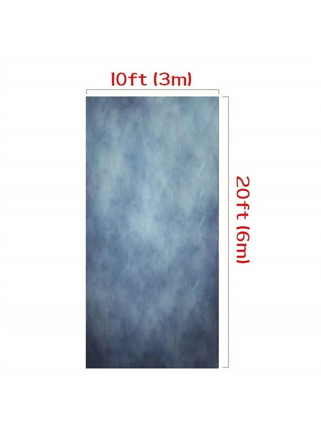 Kate 10x20ft/3m(W) x6m(H) Large Blue Backdrops Seamless Retro Blue Background Photography Props Studio Digital Printed Backdrop - Image 2