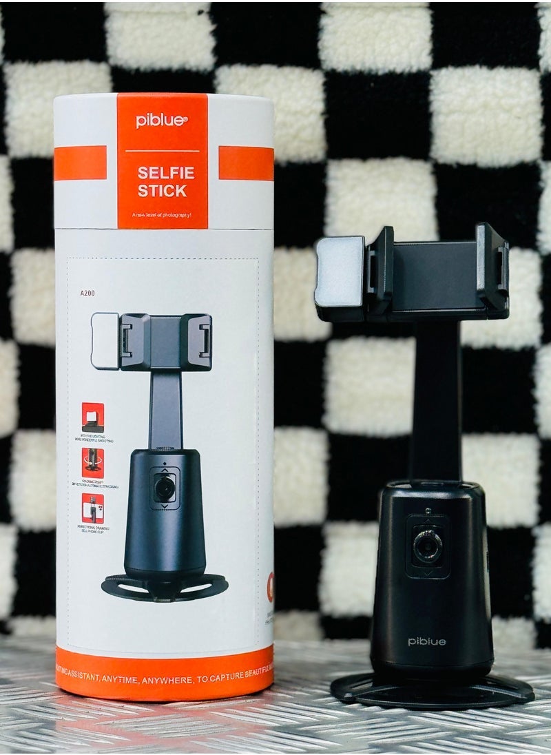 PiBlue 360° Live Broadcast Light Filling Selfie Stick | Adjustable Tripod Stand for iPhone & Android | Ring Light with 3 Brightness Levels | Perfect for Vlogging, Live Streaming, Video Calls, and Selfies | Portable, Compact, and Easy to Use - Image 1