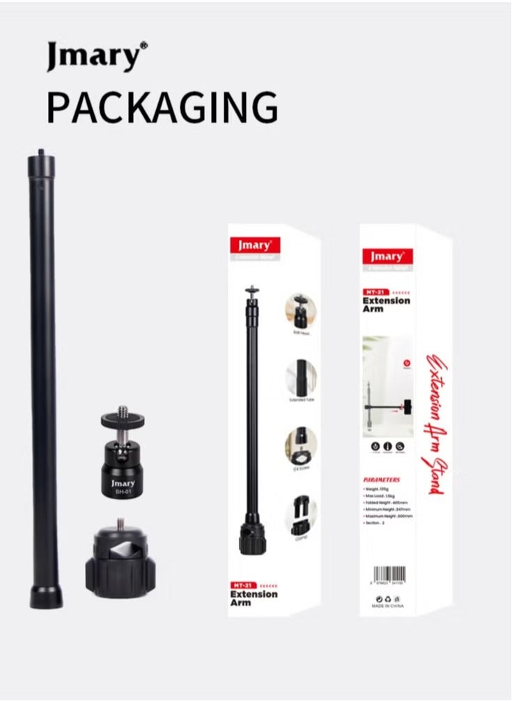 Jmary Jmary MT27 Mini Portable Lightweight Tripod Stand Smart Selfie Stick 360 Rotation for Phone and Camera  - Image 1