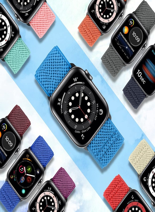 Tiptops Apple Watch Band - Unisex, Stretchy Nylon, Fit All Apple Watch Models, Easy Adjustable, Perfect for Workouts, 4.3-10 Inch Wrist - Image 5