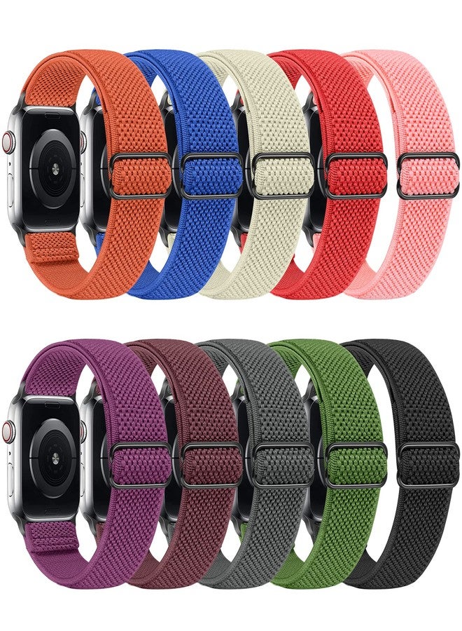 Tiptops Apple Watch Band - Unisex, Stretchy Nylon, Fit All Apple Watch Models, Easy Adjustable, Perfect for Workouts, 4.3-10 Inch Wrist - Image 1
