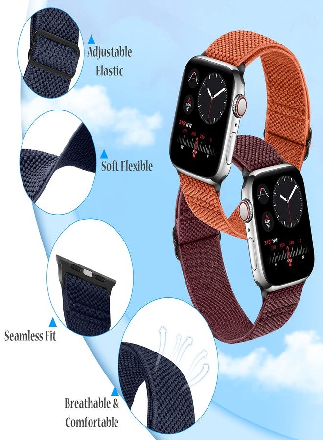 Tiptops Apple Watch Band - Unisex, Stretchy Nylon, Fit All Apple Watch Models, Easy Adjustable, Perfect for Workouts, 4.3-10 Inch Wrist - Image 3