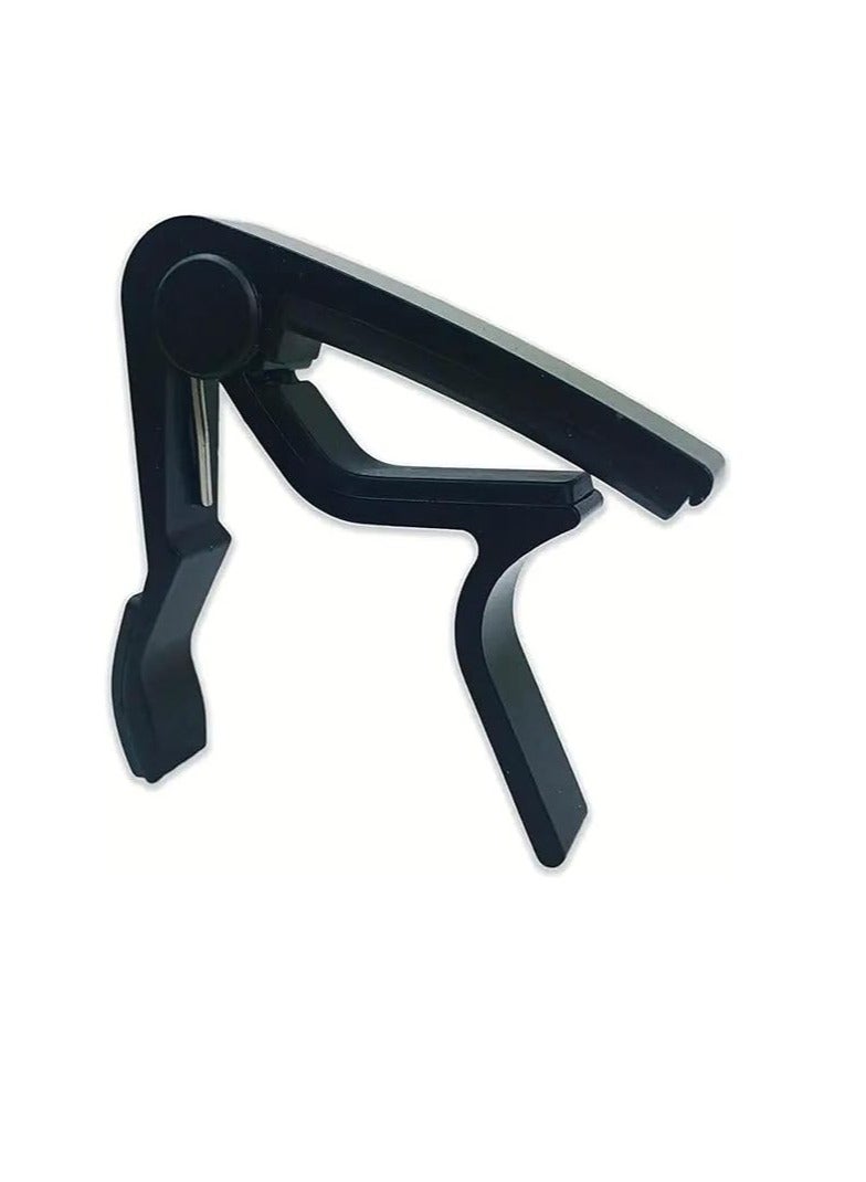 Megarya Premium Aluminium Alloy Guitar Capo - Quick Change Clamp For Acoustic And Classic Guitars Color: Black - Image 2