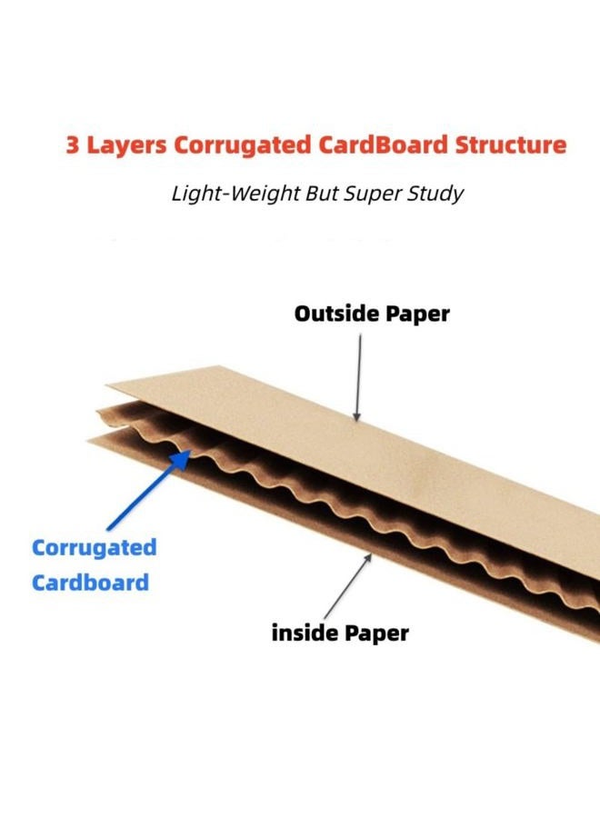 STRBOXONG Cardboard Shoe Boxes with Lid, 30x18x10 cm, Multi-Purpose Storage Box for Home Office Organization Containers, Foldable Cardboard Carton, Gift Parcel (Pack of 10) - Image 5