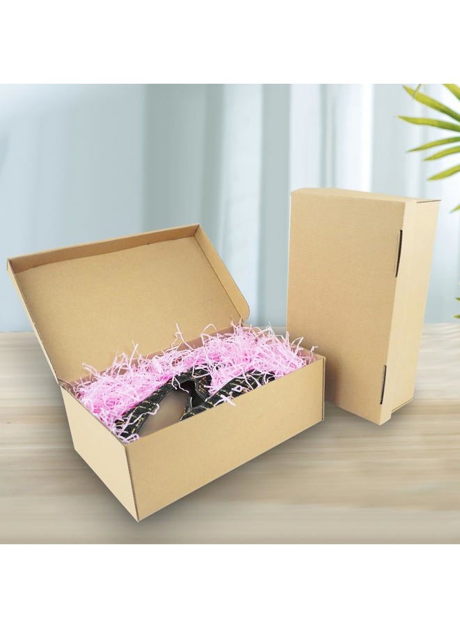 STRBOXONG Cardboard Shoe Boxes with Lid, 30x18x10 cm, Multi-Purpose Storage Box for Home Office Organization Containers, Foldable Cardboard Carton, Gift Parcel (Pack of 10) - Image 3