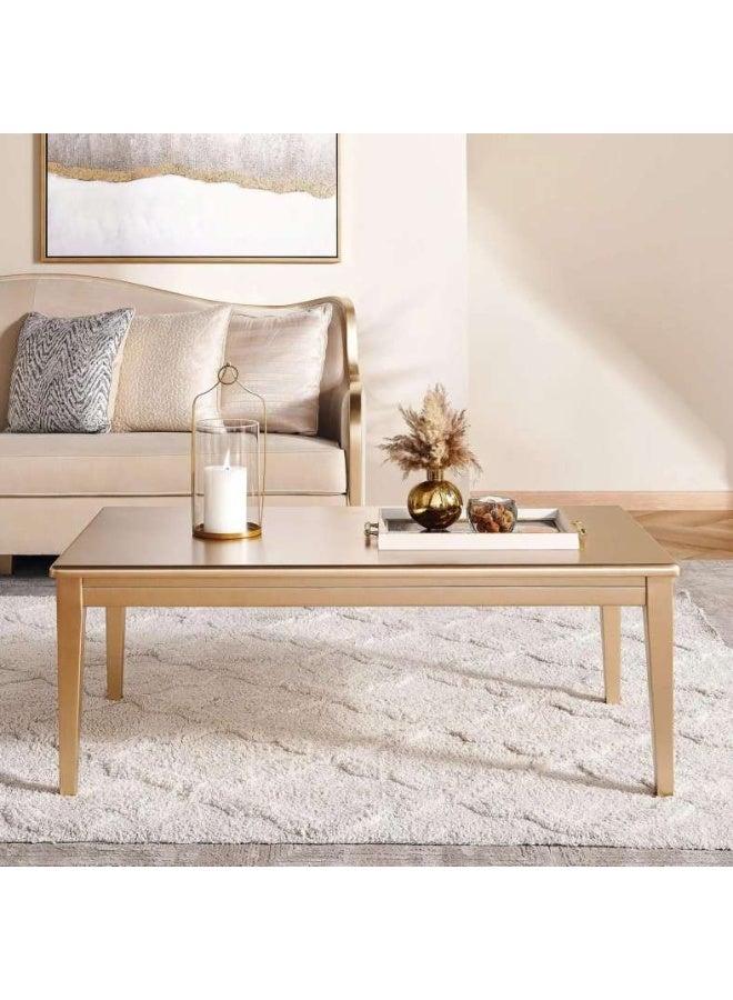 Pan Home Gold Coffee Table Set for Living Room - Image 2