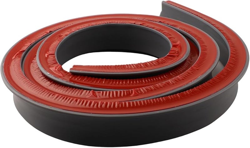 White Grey Silicone Shower Barrier Water Retention System 5cm Height 250cm Length - Image 2