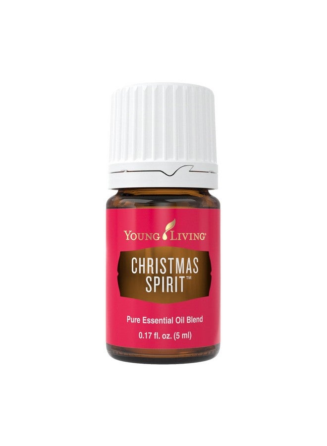Young Living Christmas Spirit 5 Ml - Festive Aroma For Holiday Delight - Orange, Cinnamon Bark, Spruce Blend - Uplifting Ambiance, Travel Essential Oil - Image 1