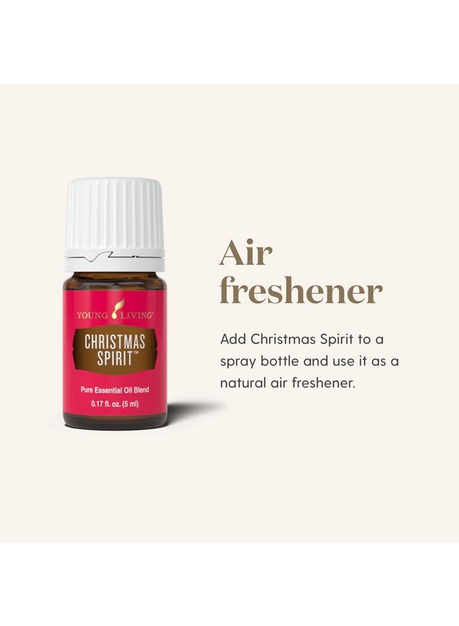 Young Living Christmas Spirit 5 Ml - Festive Aroma For Holiday Delight - Orange, Cinnamon Bark, Spruce Blend - Uplifting Ambiance, Travel Essential Oil - Image 5
