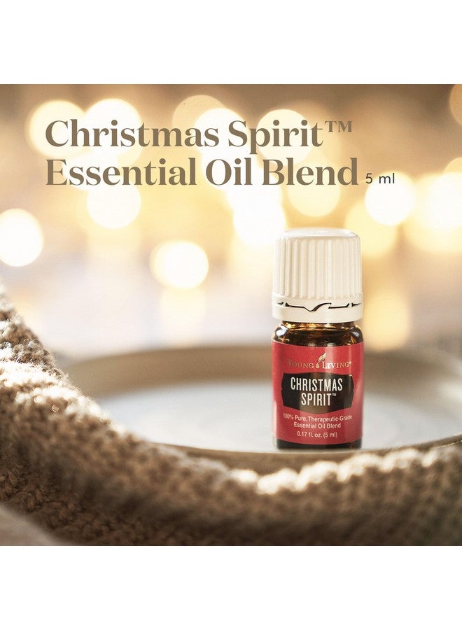 Young Living Christmas Spirit 5 Ml - Festive Aroma For Holiday Delight - Orange, Cinnamon Bark, Spruce Blend - Uplifting Ambiance, Travel Essential Oil - Image 2