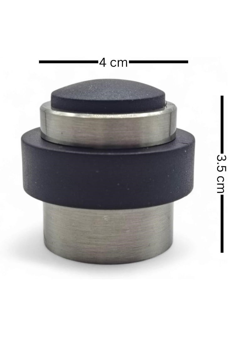 Silver Stainless Steel Door Stopper - Image 2