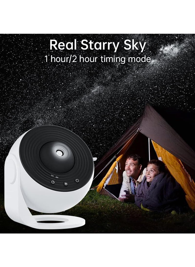 Generic - Star Projector HD Image Large Projection Area LED Lights for Bedroom Night Light,Planetarium Projector Galaxy Night Light Projector for Kids Include 4K Replaceable 12 Galaxy Discs - Image 1