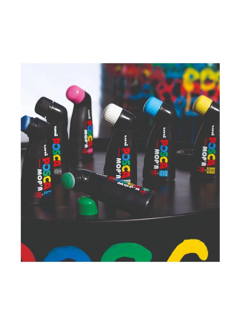 POSCA 8-Piece Mop'r Water Based Permanent Paint Markers Multicolour - Image 3