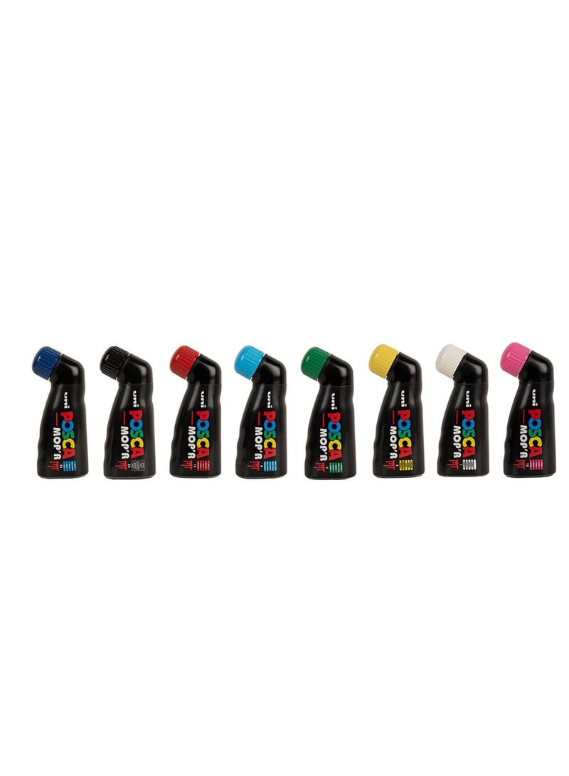 POSCA 8-Piece Mop'r Water Based Permanent Paint Markers Multicolour - Image 4