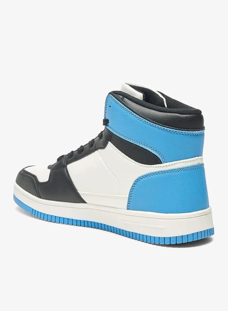 Kappa Men's High Top Sports Shoes with Lace-Up Closure