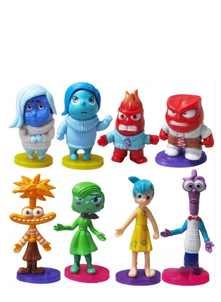 general مجموعة مجسمات Inside Out 2 مكونة من 8 قطع