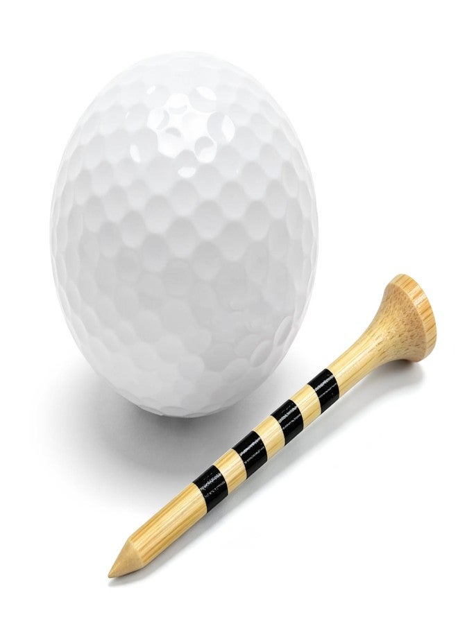 Zivisk Wooden Golf Tees 2-3/4" 100 Count 70mm Natural Color - Image 3