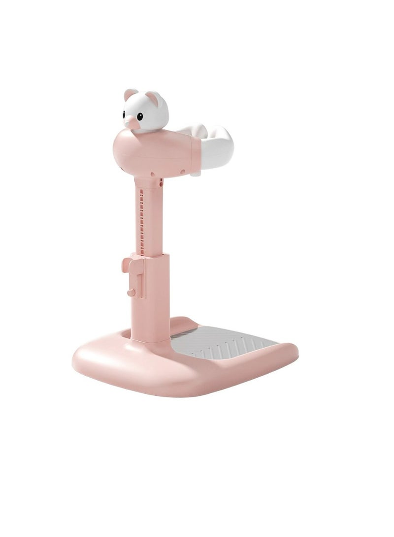 Adjustable Height Foldable Baby Bath Stand with Non-Slip Base – Bathing Support for Home & Daycare with cartoon character head design - Image 1