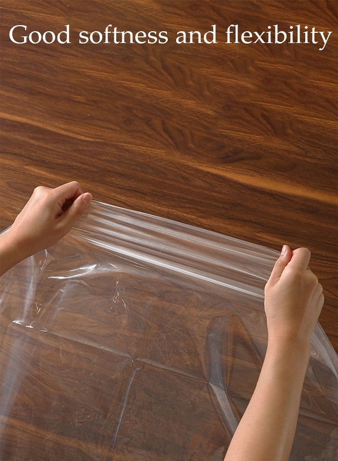 DUNISO 20 Pcs Clothes Dust Cover Hanging Garment Bag Clear Cloth Bags Disposable Clothing Proof Dust Shield For Closet Clothes Jackets Coats Storage Pouch (60X90cm) - Image 4
