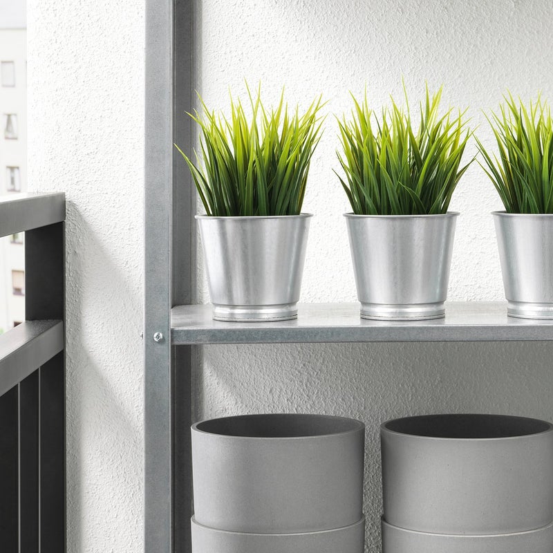 FEJKA Artificial Potted Grass Plant, Bright Green, 9 cm Pot, 21 cm Height - Image 3