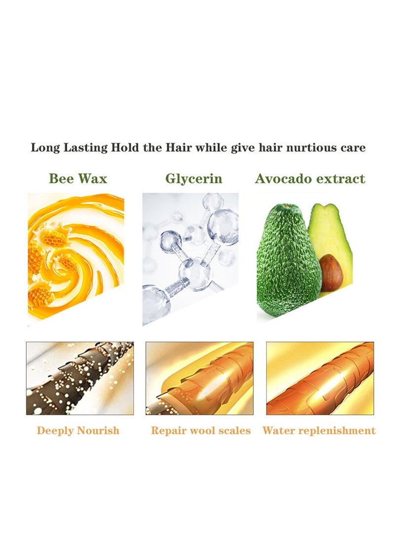 IKT Hair Wax Stick Gel Cream Non-Greasy Style Hair Wax Stick For Men Women Broken Hair Artifact  - Image 4