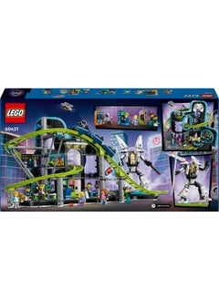 LEGO LEGO City Robot World Roller-Coaster Park Toy 60421 Building Toy Set (986 Pieces)  - Image 2