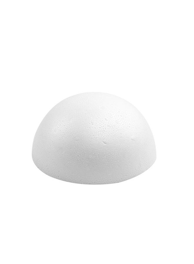 1PCS 11.81 Inchs White Foam Balls Half Round Polystyrene Half Foam Balls Craft Supplies Hemispherical Christmas Craft Ballfor DIY Home Craft Project and Art Decoration