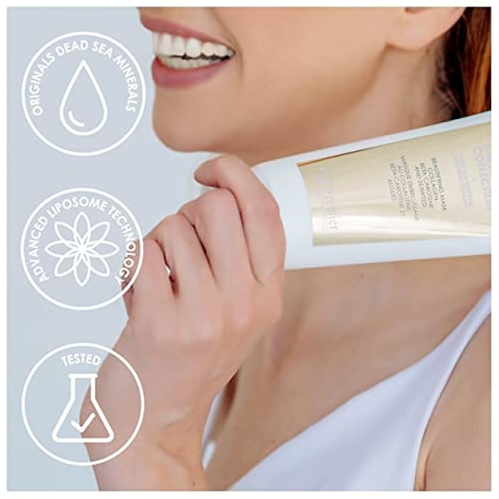 Premier Dead Sea Classic Beautifying Mask Collagen, Beta Carotene And Seaweed Reduces Blackheads, Pores, Acne, Oily Skin - Visibly Healthier Face & Body Complexion - All Natural Anti-Aging 4.4 Fl Oz - Image 3
