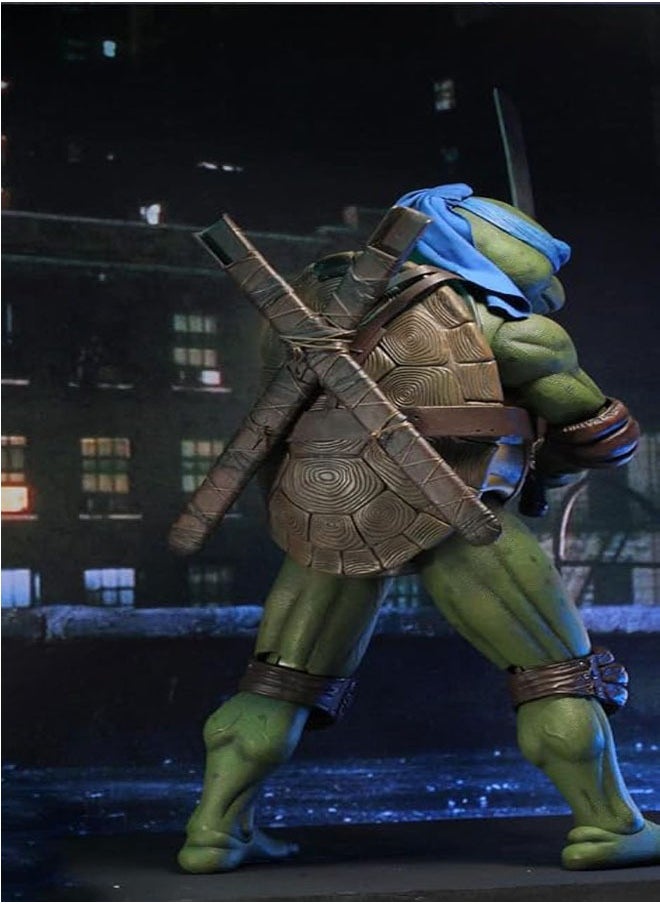 General Teenage Mutant Ninja Turtles anime characters 1990 movie version characters, set of Teenage Mutant Ninja Turtles characters Figma model doll Brinquedos 18 cm  - Image 3