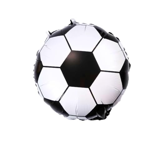 FI - FLICK IN 6 Pcs Foot Ball Foil Balloons Soccer Theme Birthday Decoration Items MVP Champion Trophy Balloon Football Birthday Theme Decoration (Pack of 6, Multicolor) - Image 3