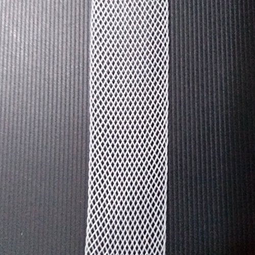Jainsons Net Strip Fabric Boutique Range Nylon (White, 45 Yard, Width-0.75 inch) - Image 5