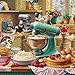 PICKFORU Cat Puzzles for Adults 1000 Pieces Funny Puzzles Kittens Food Cake Cat in Kitchen Puzzle Animal Kitty Jigsaw Puzzle Challenge - Image 4
