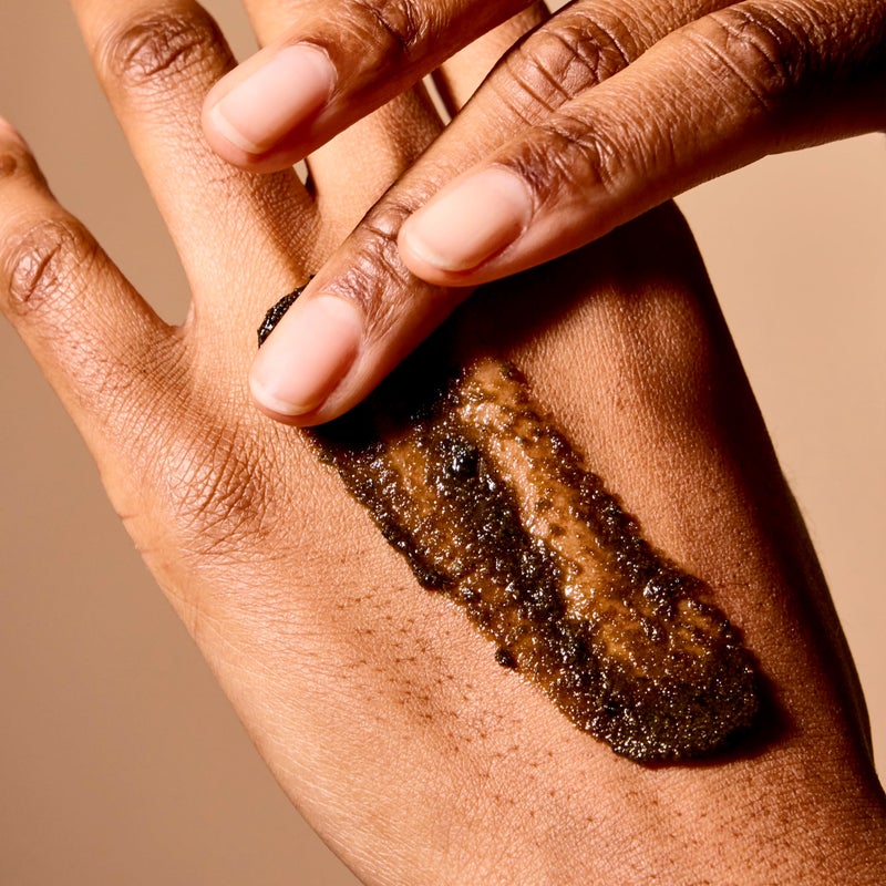 Acure سكراب الجسم المشرق من أكور - سكراب مقشر للجسم مع ملح البحر، مقشر للرجال والنساء لتنعيم البشرة الحساسة وإزالة خلايا الجلد الميتة، مقشر مع الطين ومستخلص النياسيناميد - 6 أونصة سائلة - Image 3