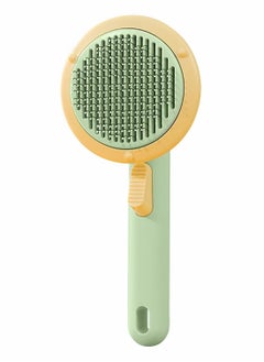 Cat Brush for Grooming, Dog Slicker for Long Haired Short cats and Dog, Puppy Remover Haired 90% Loss Hair, One-Click Cleaning, Waterproof, Safety Comb Needle