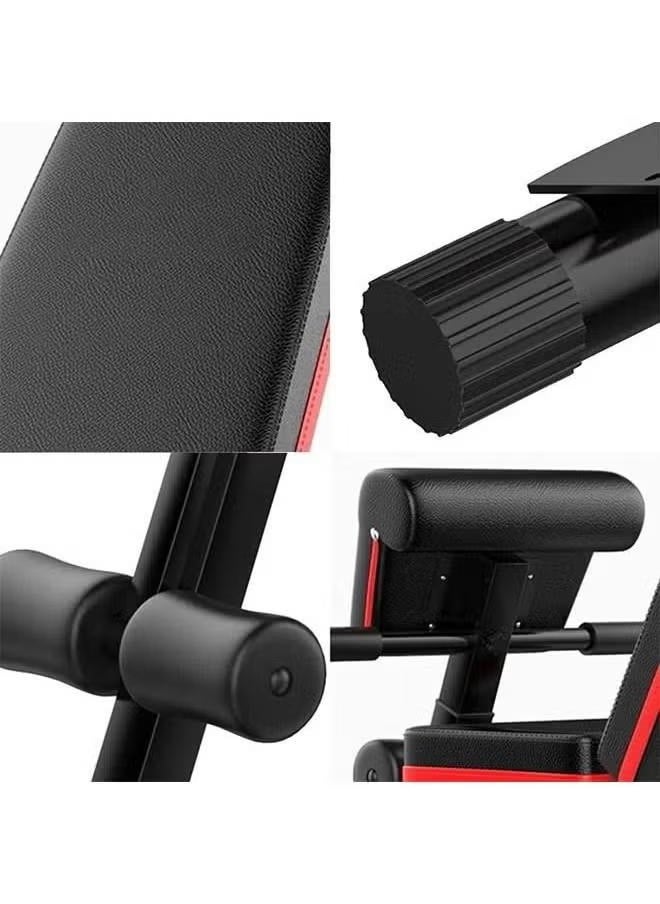 XiuWoo Dumbbell Weight Bench Foldable Workout Weight Bench Incline Decline Adjustable Benches Multifunctional Workout Weight Fitness Bench Strength Training Bench Exercise Equipment For Home Gym  - Image 2