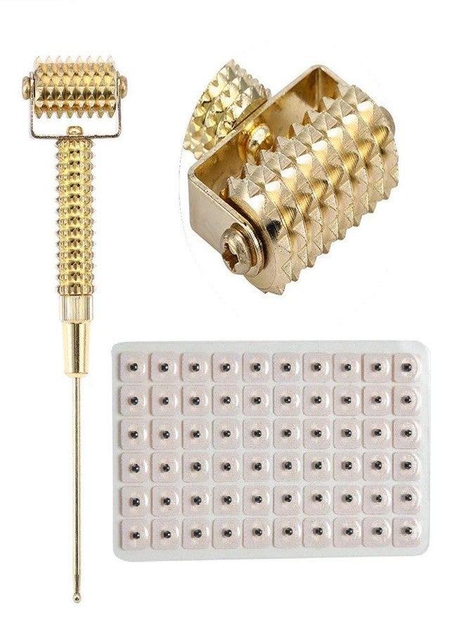 أيه أتش سي أس أداة تدليك الأذن التشخيصية من نوع AHCS Sujok، مزودة ببذور الفاكاريا (60 قطعة) - Image 1