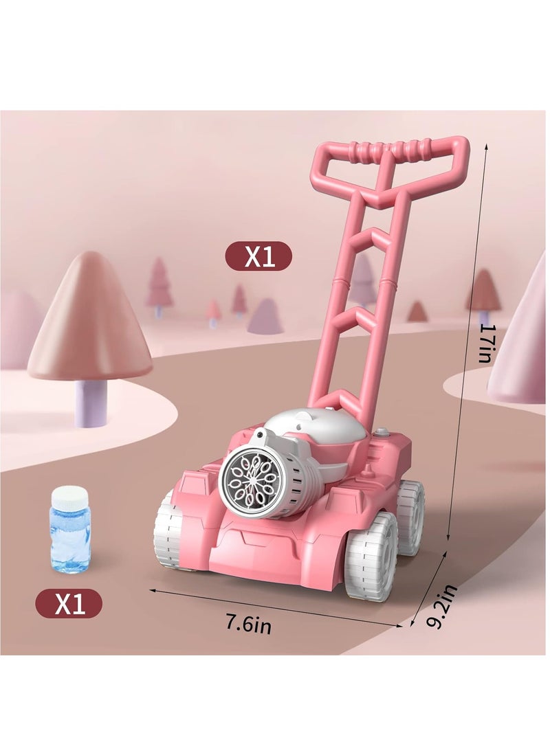 RATSAW - Automatic bubble machine Tank Bubble Gun for Kids Electronic Bubble Machine With Light Outdoor Game Push Walker Toys - Image 1