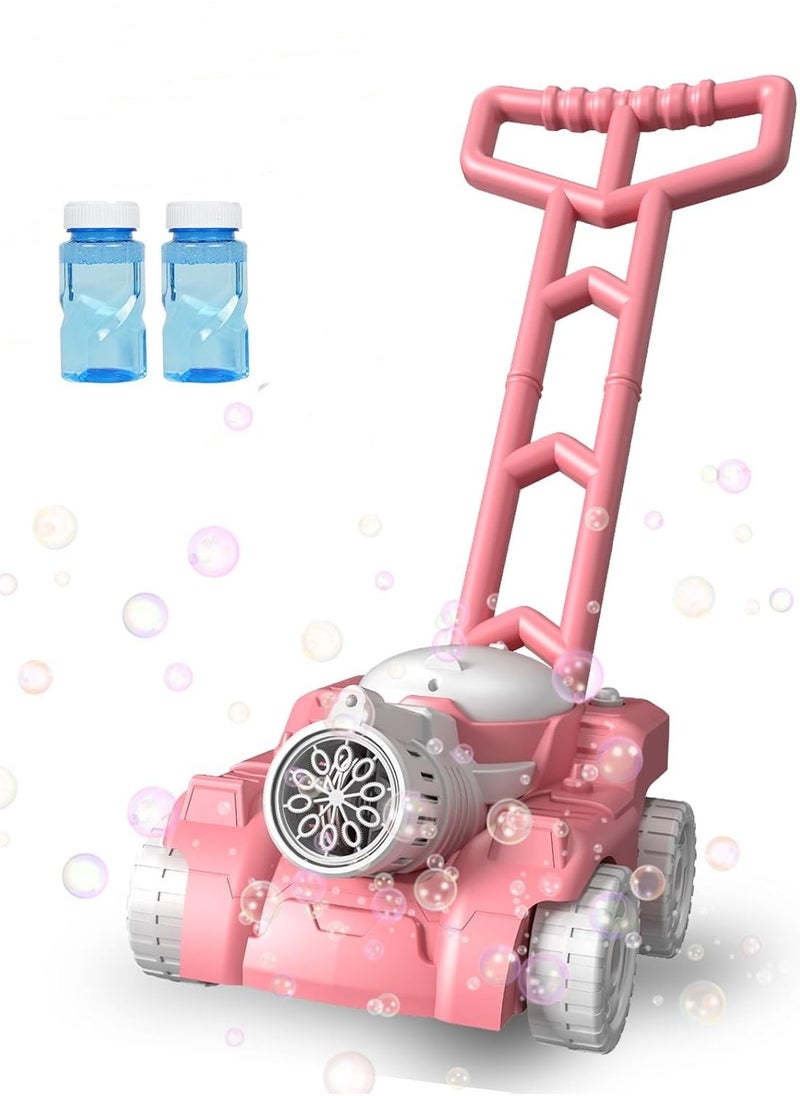 RATSAW - Automatic bubble machine Tank Bubble Gun for Kids Electronic Bubble Machine With Light Outdoor Game Push Walker Toys - Image 1