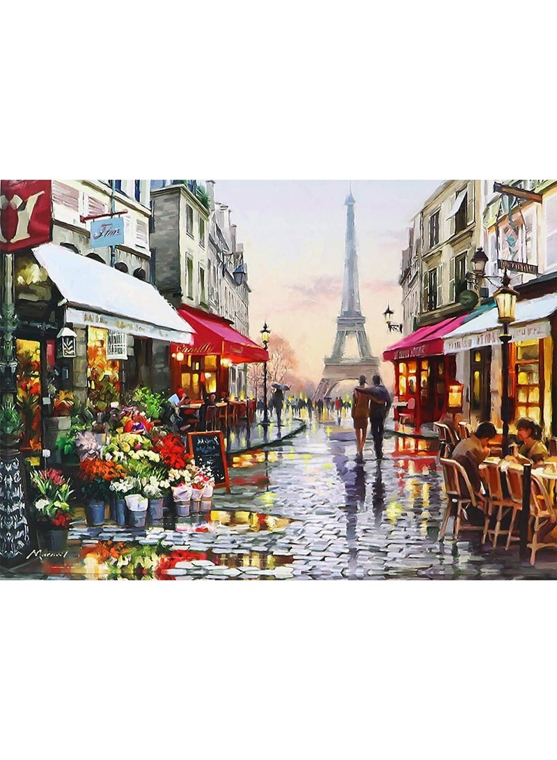 Capstro 1000 PCS Landscape Jigsaw Puzzle for Adults & Teens – Puzzle with High Definition Artwork, Challenging Brain Game & Relaxing Family Activity Gift – Paris Avenue - Image 2