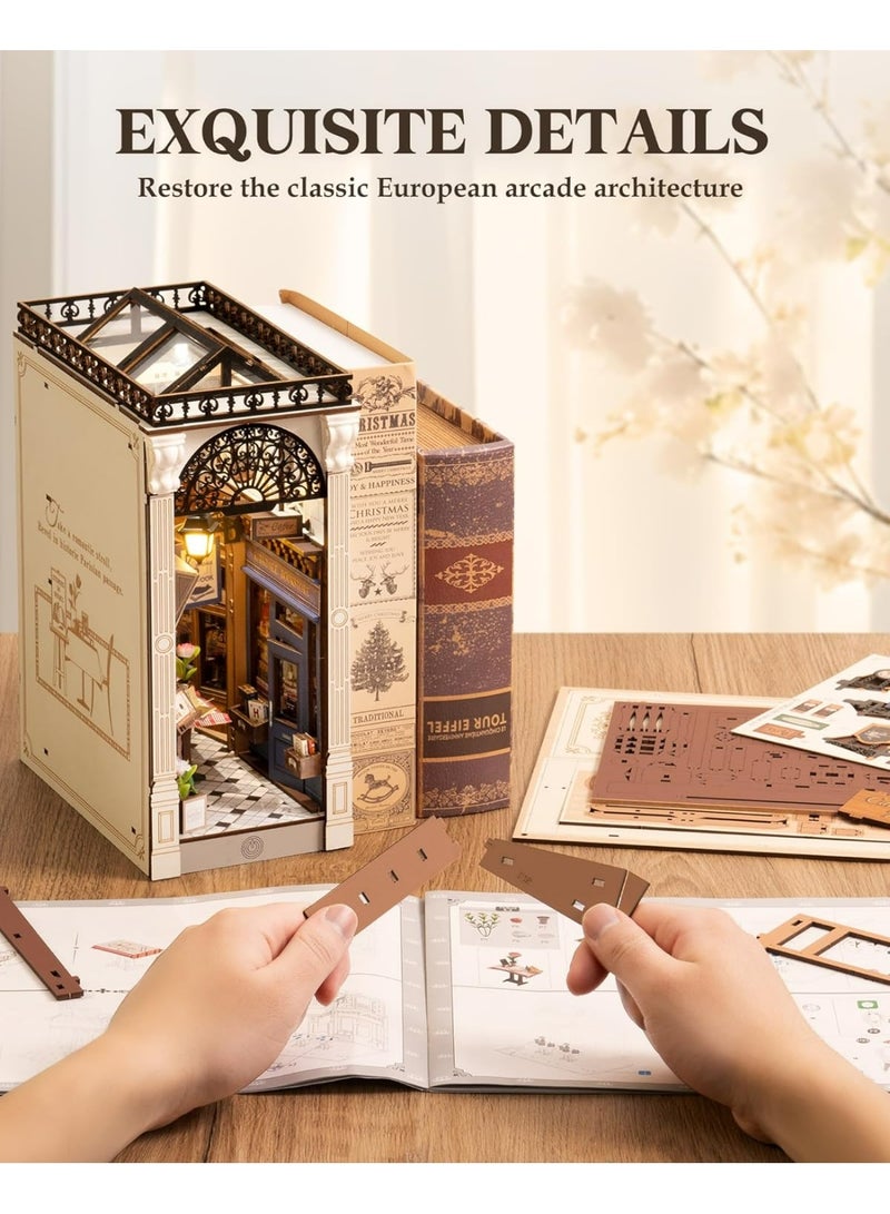 ROBOTIME Rolife Arcade Dating DIY Book Nook Shelf Insert Kit TGB10 Perfect for Home Decor & Creative Gift, Ideal for Bedroom, Kitchen, or Living Room, Festive Home Accent, Detailed Craftsmanship - Image 3