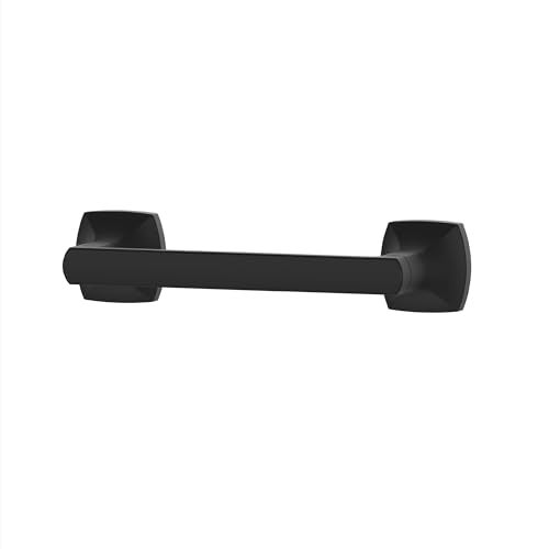 Pfister Vaneri Toilet Paper Holder Bathroom Tissue Roll Holder WallMounted ScrewIn Matte Black Finish BPHVRI0B - Image 1