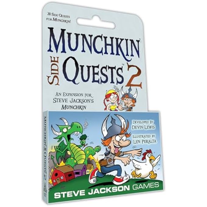 STEVE JACKSON GAMES Munchkin Side Quests 2  Strategy Board - Image 1