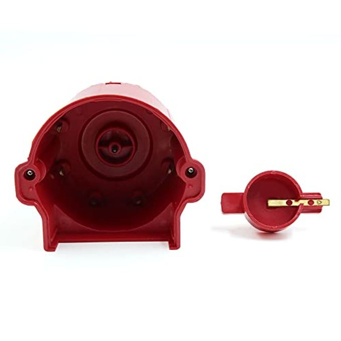 uxcell 8406 Car Ignition Distributor Cap and Rotor Kit External Coil for Chevrolet Suburban C1500 C2500 C3500 for GMC K1500 Jimmy 8 Cylinder Engine DC 12V - Image 3