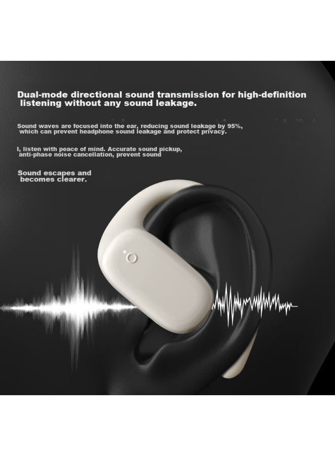 Newmine Newman Q3 Open-style Bluetooth Headphones, Bone Conduction Concept, True Wireless, Ear-hook Style, Not In-ear, For Sports And Running, Long Battery Life, Noise Reduction, Clip-on Earphones, Compatible With Xiaomi, Apple, Huawei - Image 5