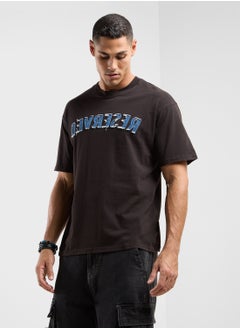 izzue Denim Patch T-Shirt  - Image 1
